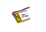 bateria ultra pequena do polímero do lítio de 3.7V 45mAh para os auriculares PAC331419