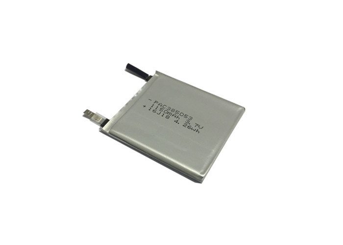 bateria de 1150mAh PAC, bateria recarregável do polímero do íon de Li para dispositivos da beleza